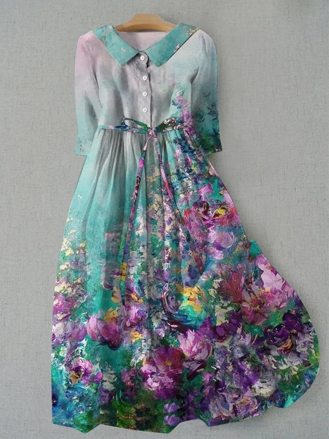 TESSA™ – Vestido Midi Estampado