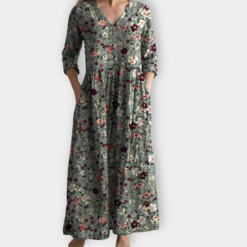 Nordea | Vestido largo boho suave