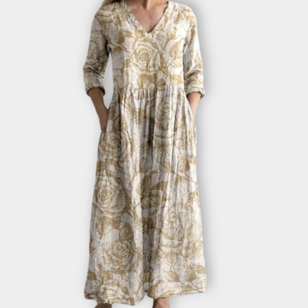 Unda | Vestido largo boho suave