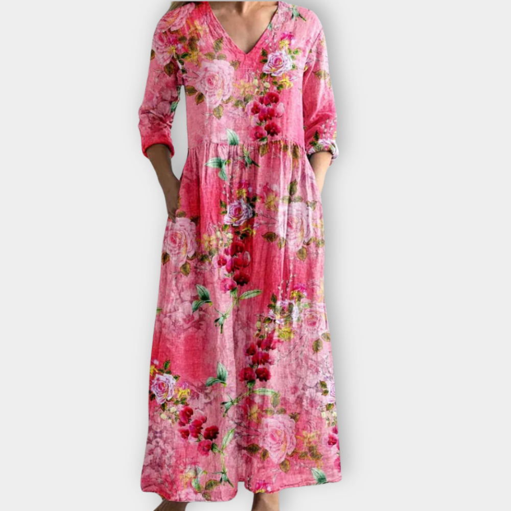 Ysora | Vestido largo boho suave