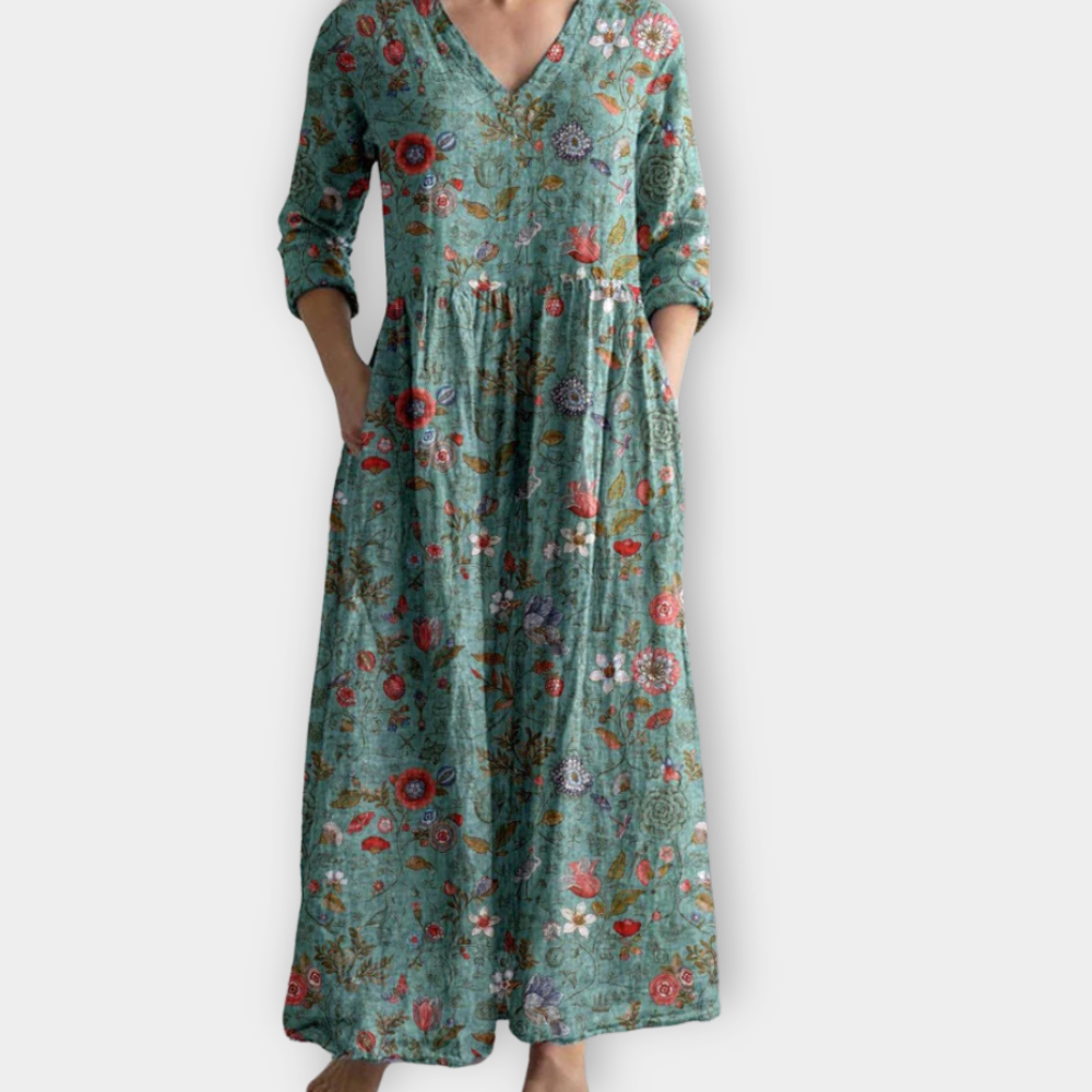 Sigruna | Vestido largo boho suave