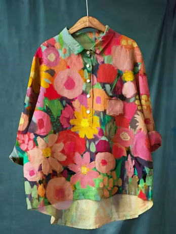 Celeste™ Camisa exclusiva para mujer