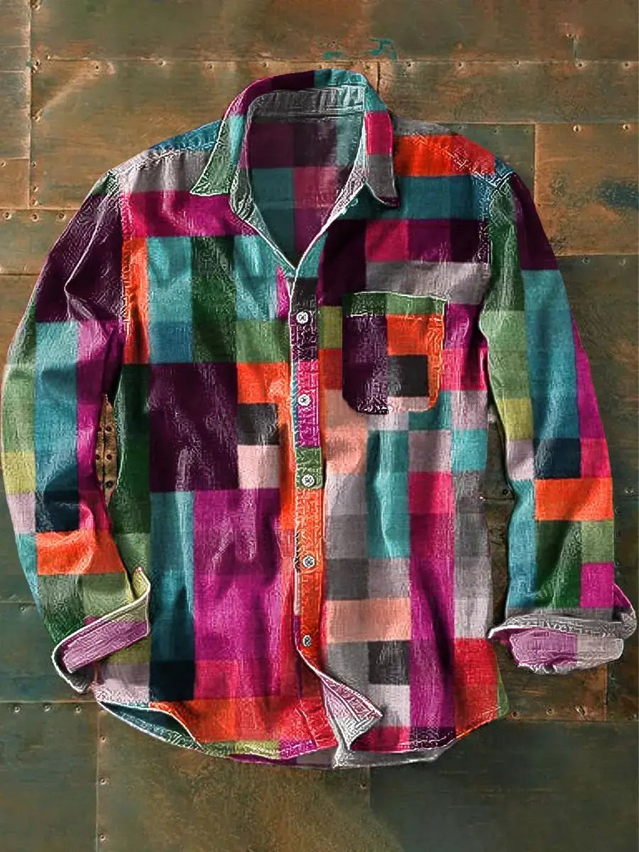 JOEL | Camisa de manga larga estampada
