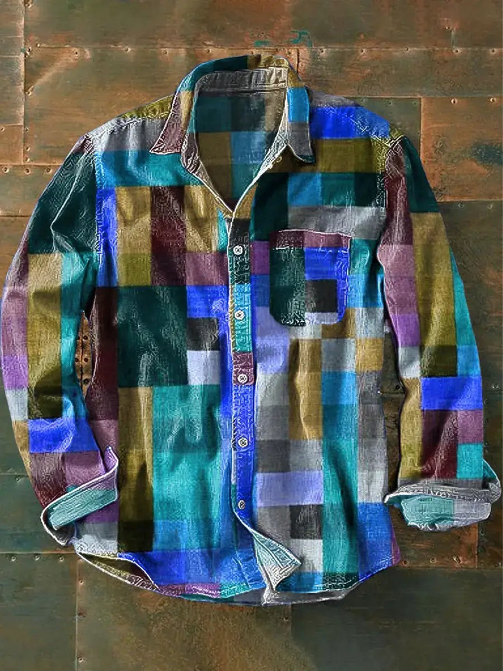 JOEL | Camisa de manga larga estampada