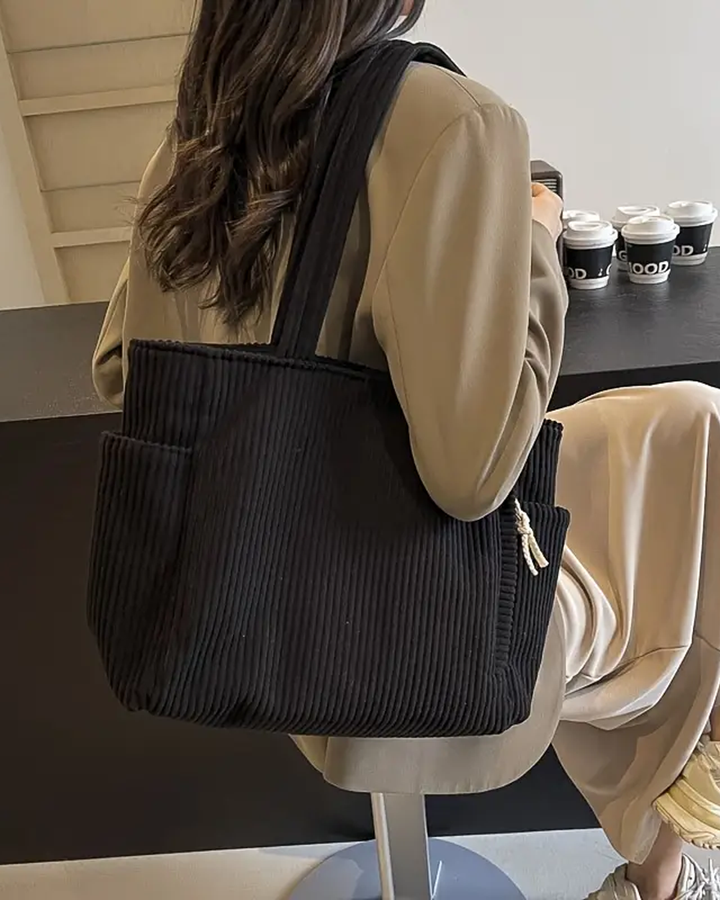 Estrella | Bolso con asas y detalle de cordón