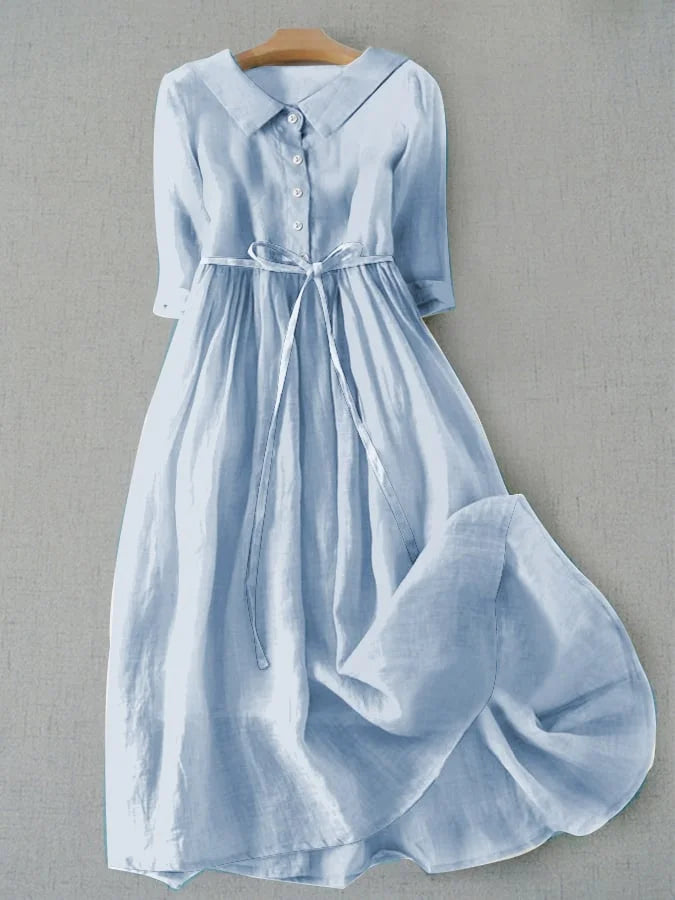 LUZ™ – Vestido Midi Fluido
