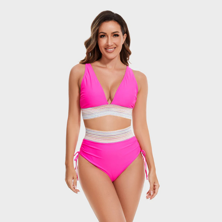 Nora | Conjunto de bikini de cintura alta