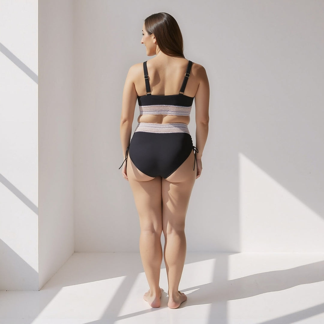 Nora | Conjunto de bikini de cintura alta