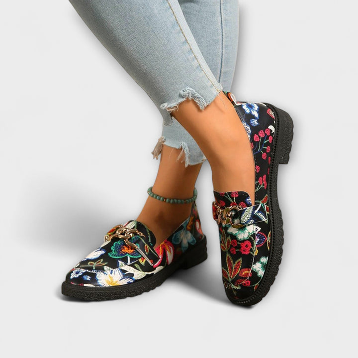 Orla – Zapatillas Multicolor con Estampado Floral