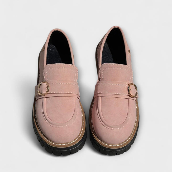 Lora – Mocasines Casuales con Punta Redonda