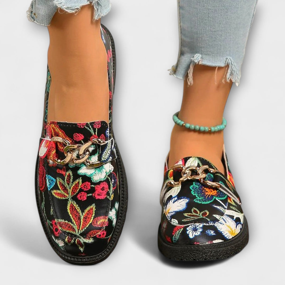 Orla – Zapatillas Multicolor con Estampado Floral