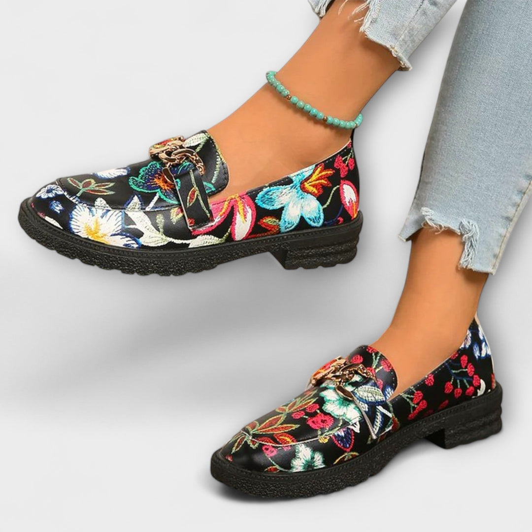 Orla – Zapatillas Multicolor con Estampado Floral