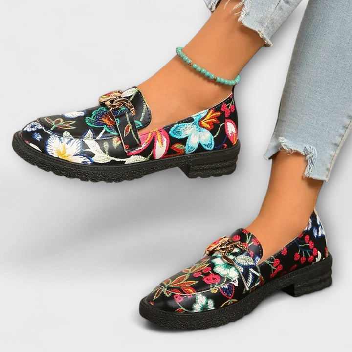 Orla – Zapatillas Multicolor con Estampado Floral