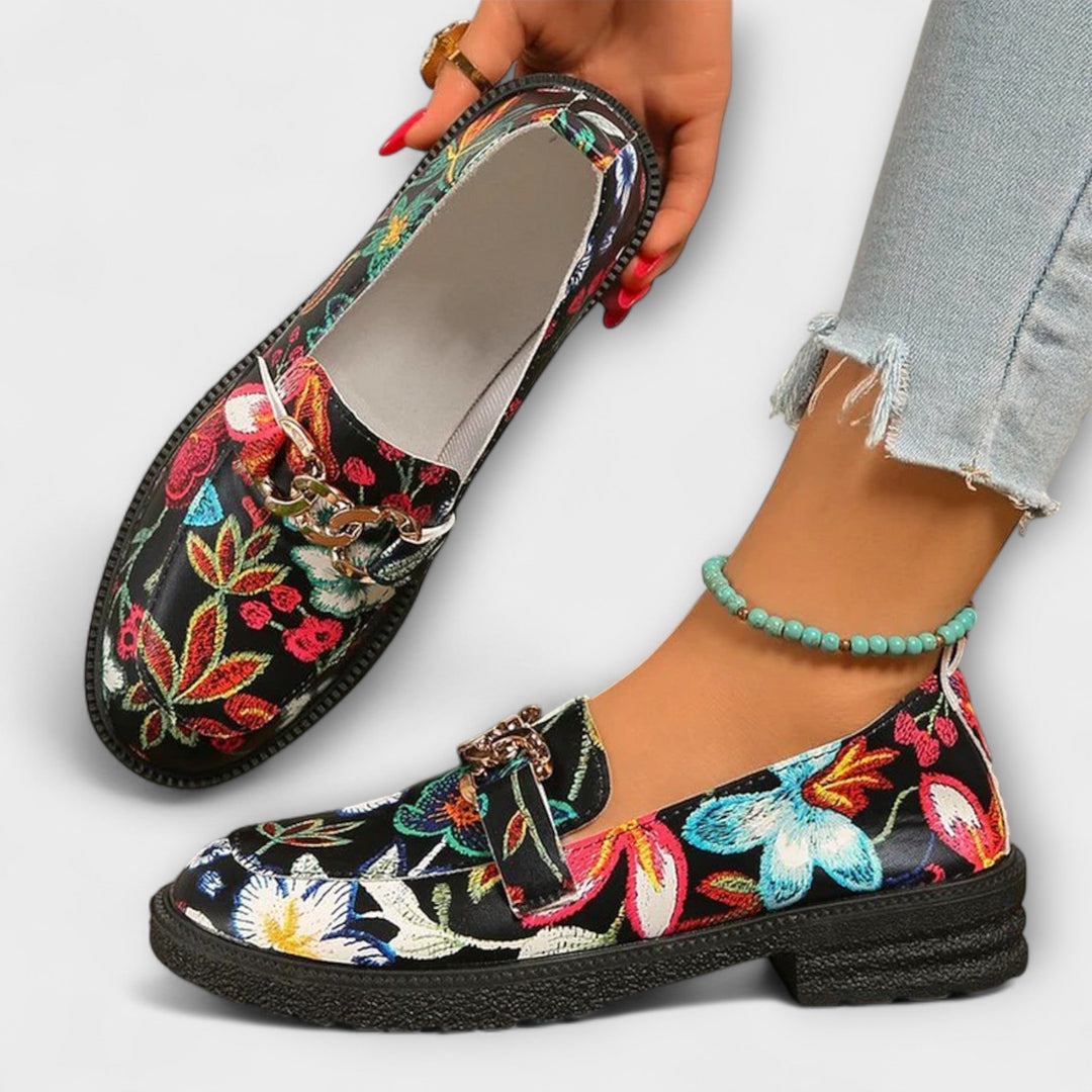 Orla – Zapatillas Multicolor con Estampado Floral