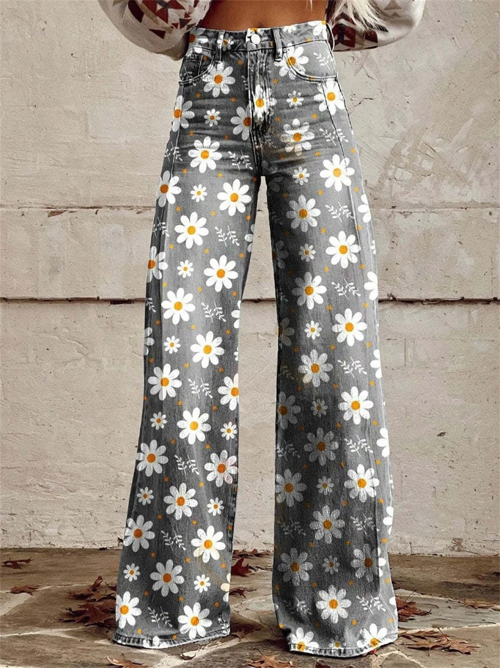 Charlotte™ – Pantalones Anchos con Estampado Floral Colorido y Comodidad Garantizada