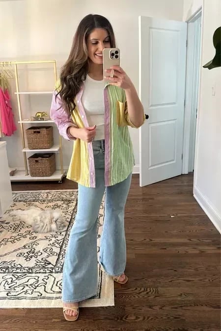 Jeans Ultra High Waist Stretch Flare