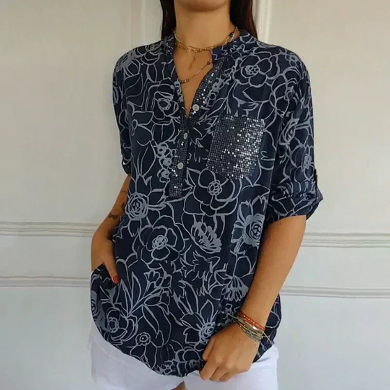 Julia | Blusa con estampado floral