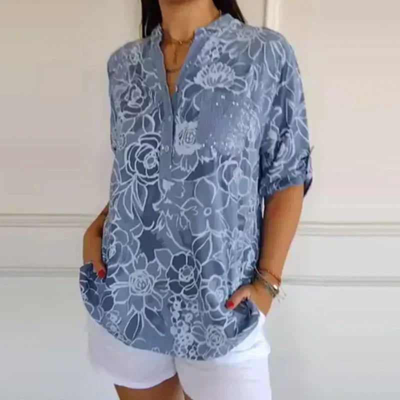 Julia | Blusa con estampado floral