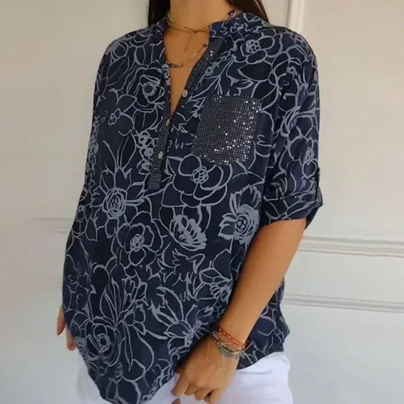 Julia | Blusa con estampado floral