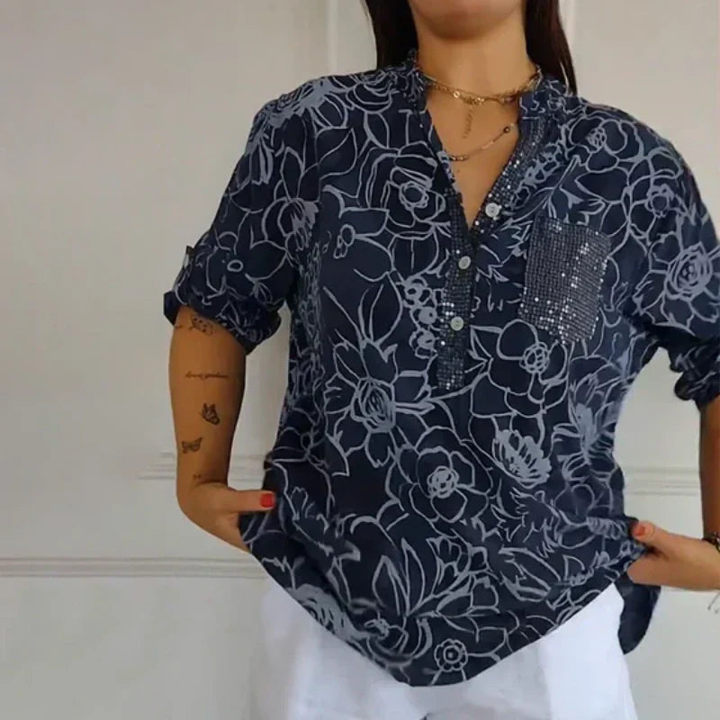 Julia | Blusa con estampado floral
